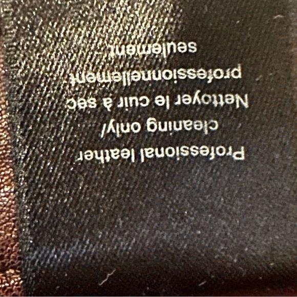 (Sold)RAG & BONE "THE LEATHER SKINNY" W1602L038DBL Women Size 26 WASHED BURGUNDY - Picture 11 of 12